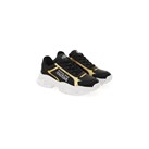 Black and gold sneaker