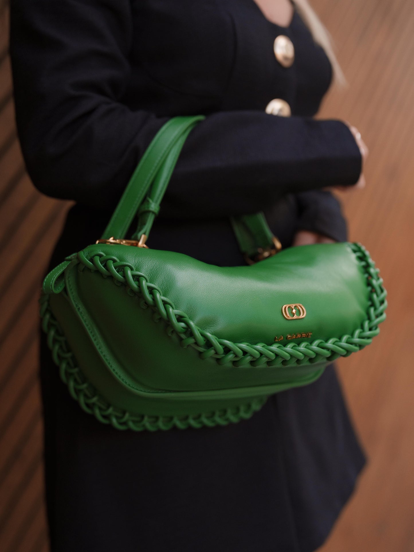 Green lip purse