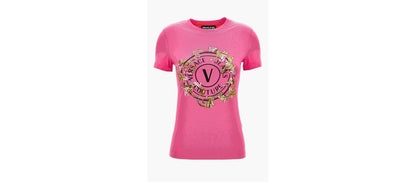 T-shirt V-Emblem baroque