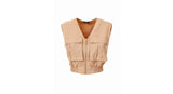 Crop gilet