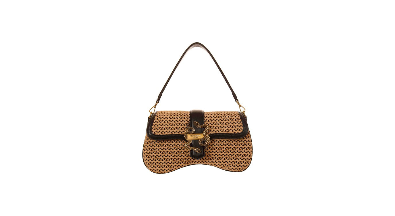 Straw snake purse