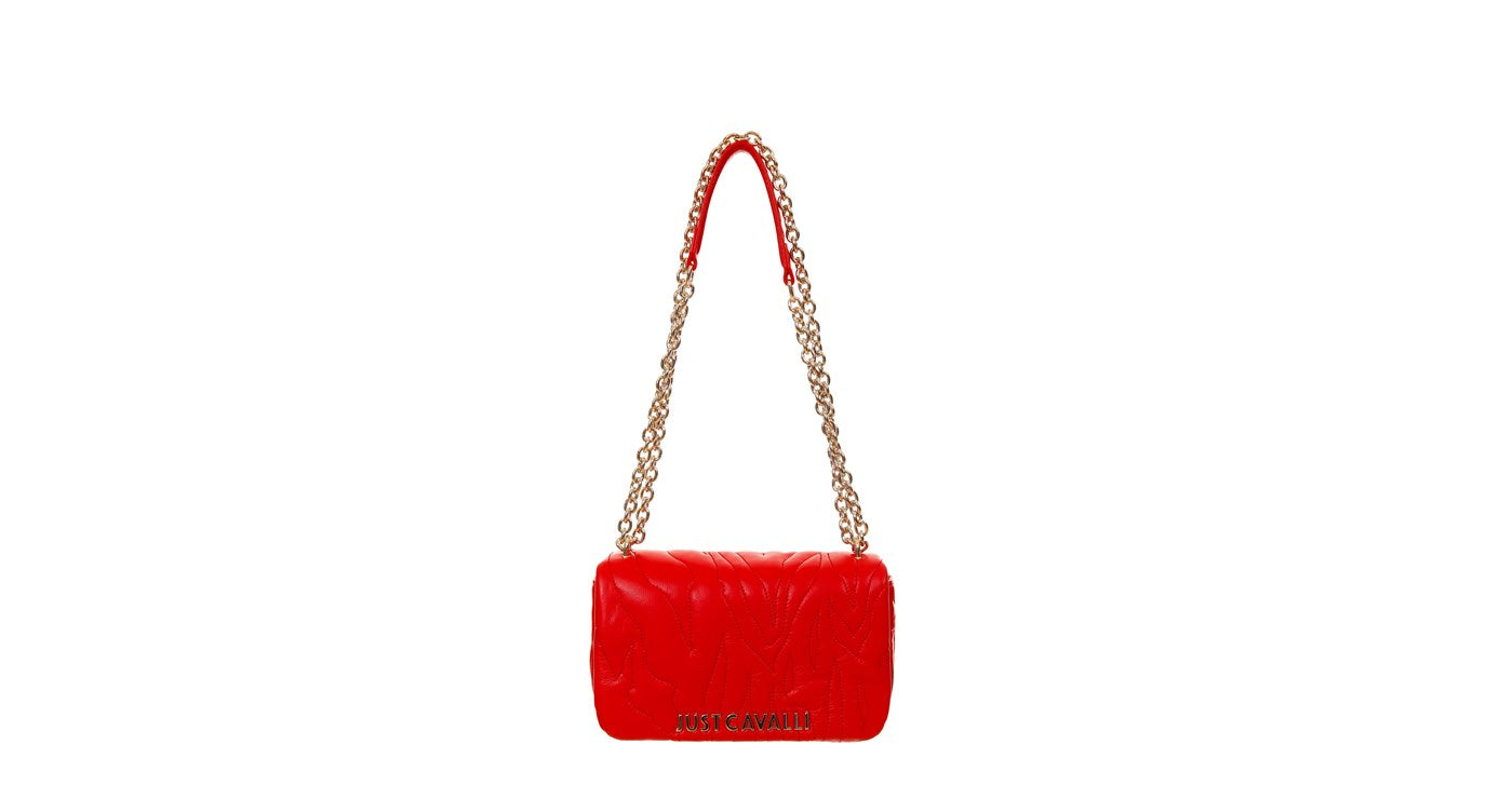 Red zebra shoulder bag