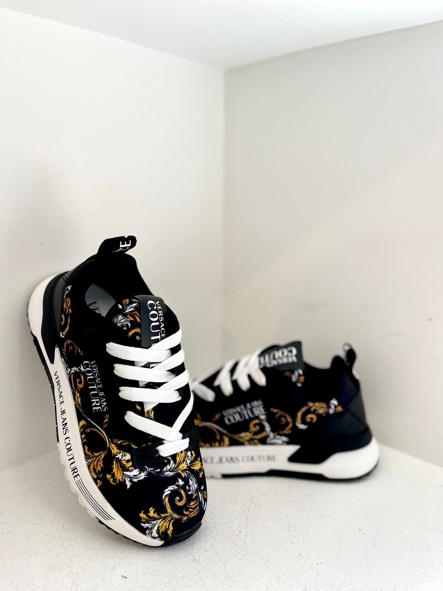 Barocco-print sneakers