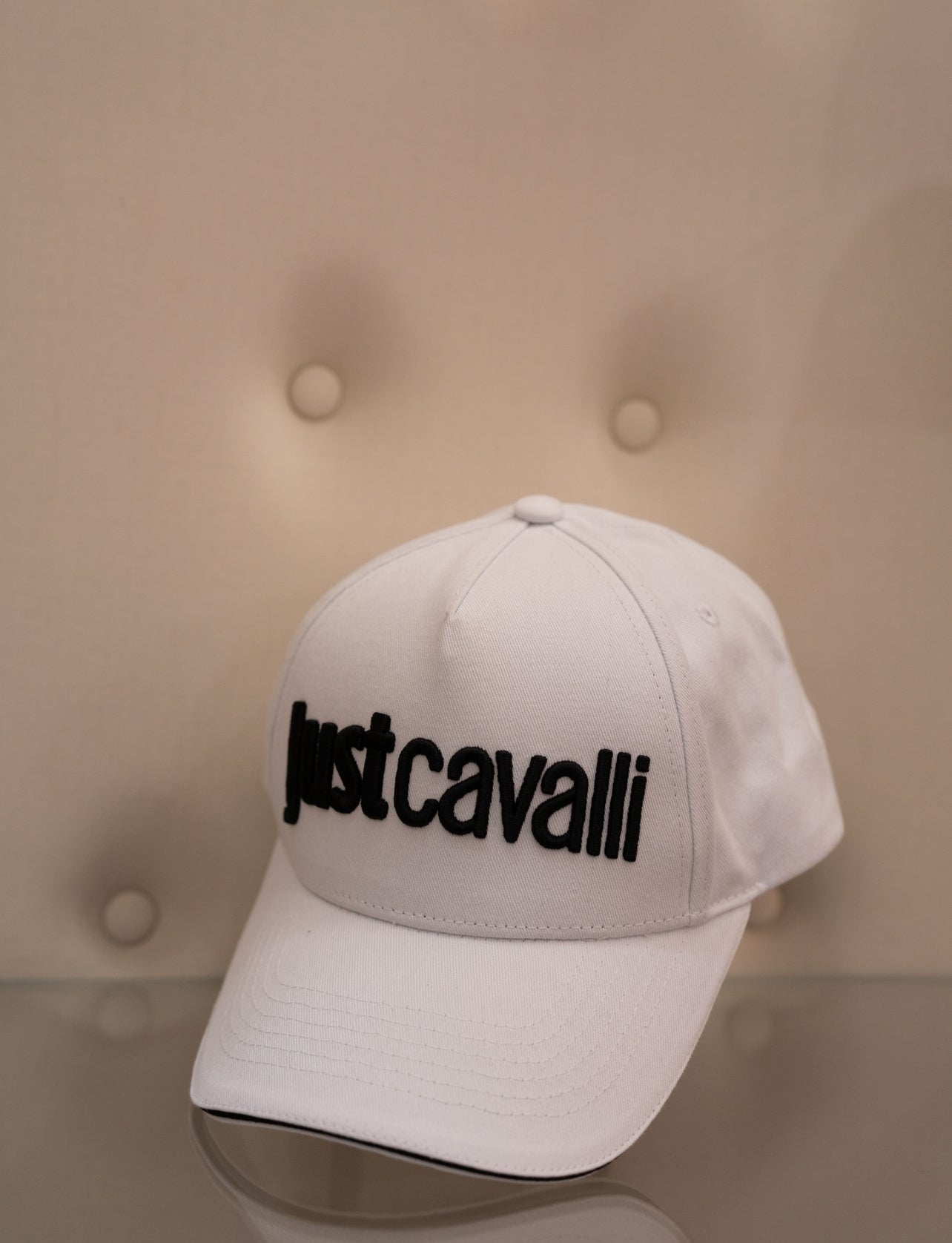 White baseball cap