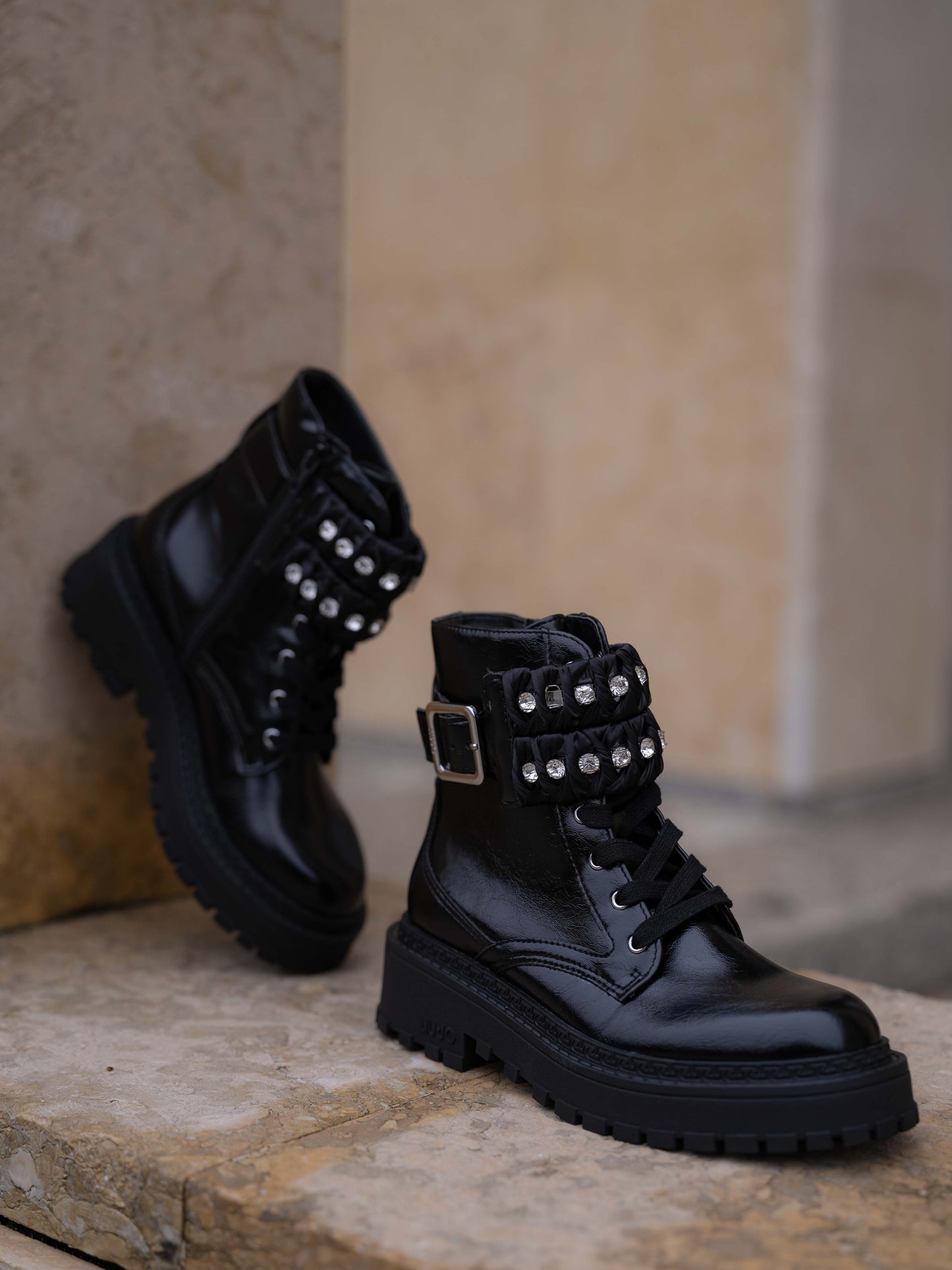 Ankle boot naplak black