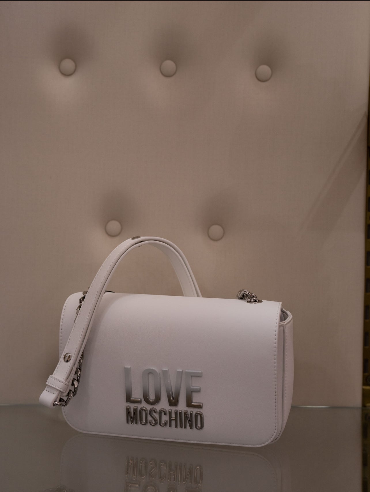 White purse