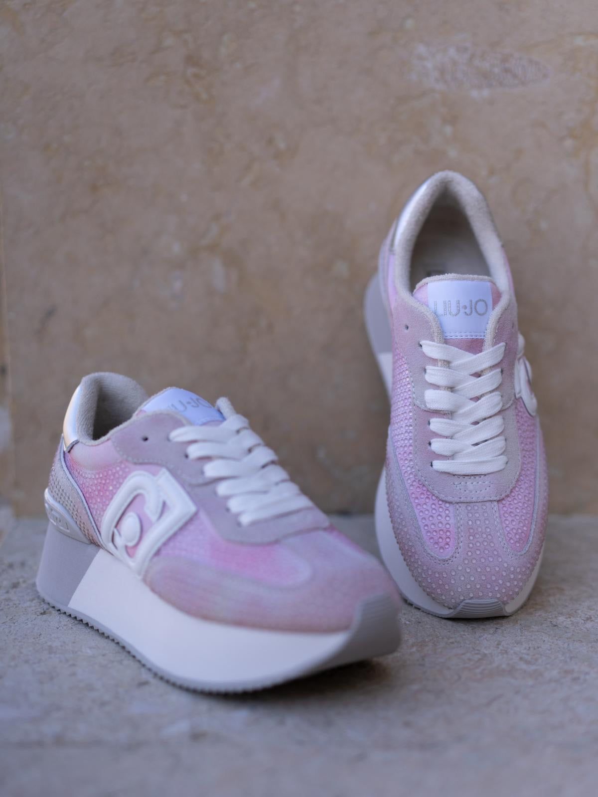 Pink sneaker