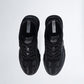 Black sneakers with all-over rhinestones