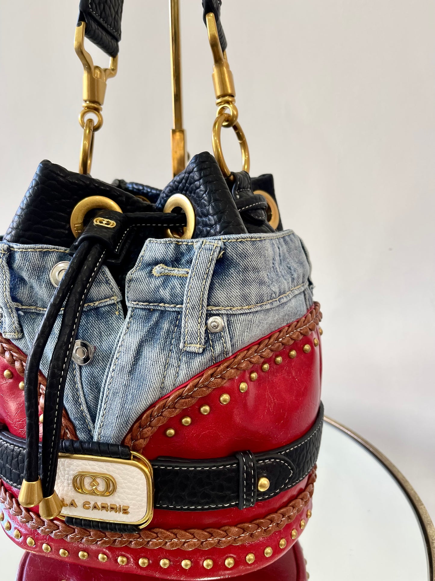 Jean bucket purse