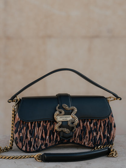 Animal print snake purse