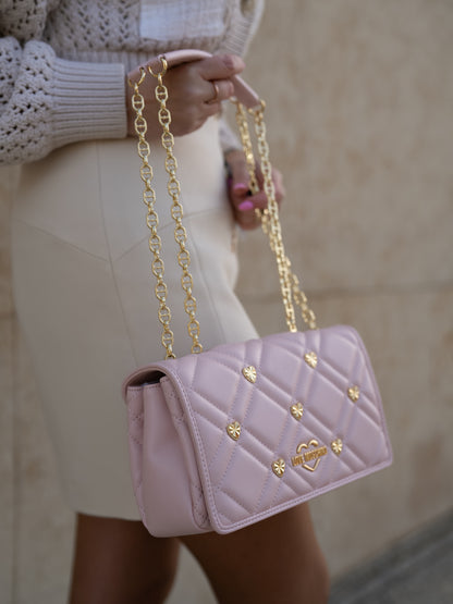 Gold heart purse