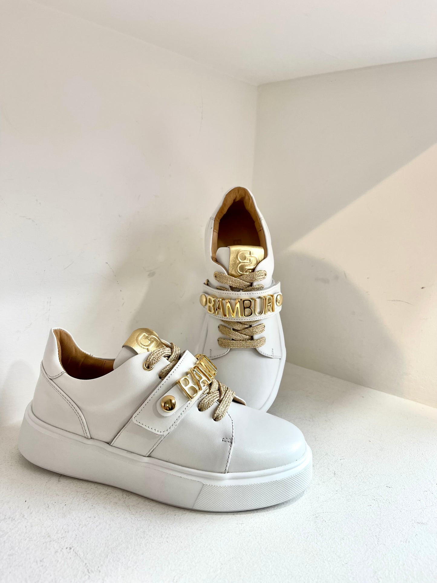 Gold bamburi sneaker