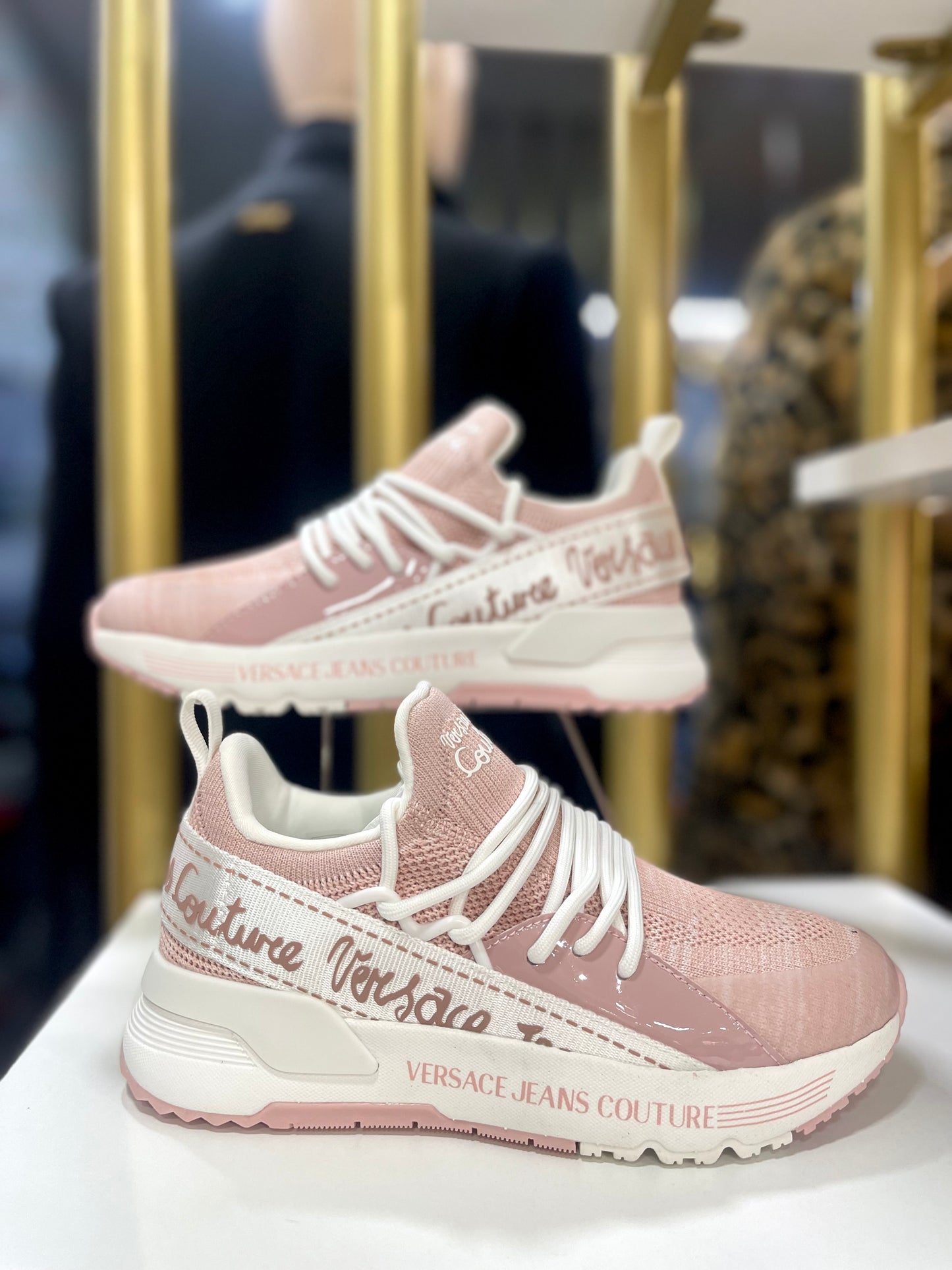 Pink sneaker