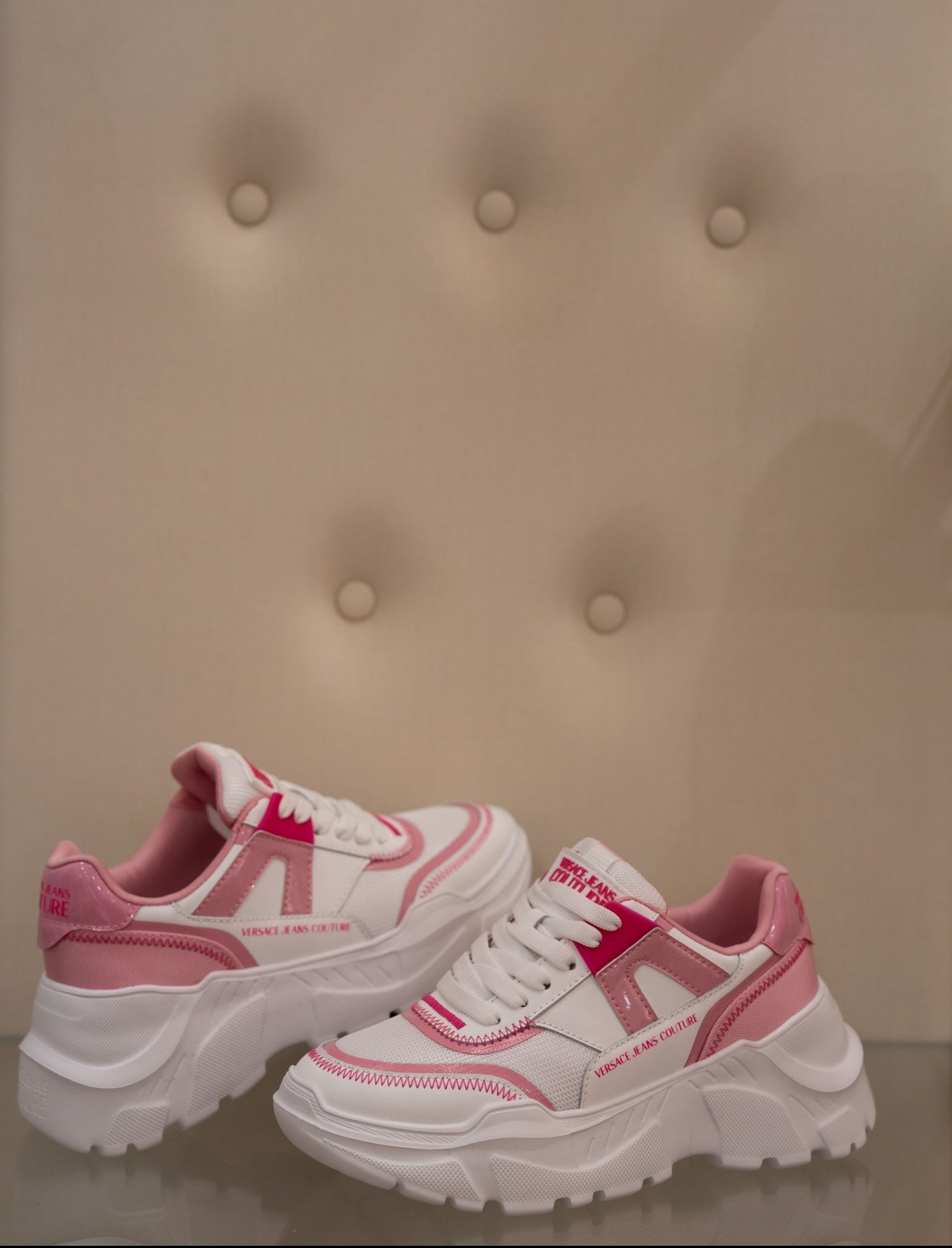 Pink sneaker