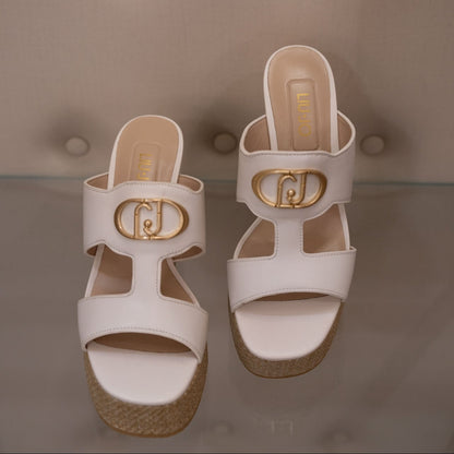 White sandal