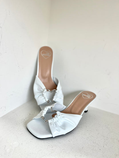 White sandal