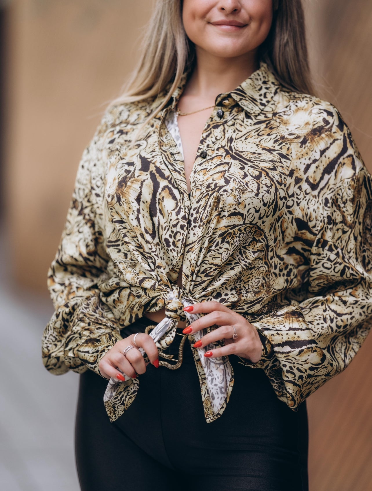 Animal print shirt