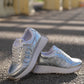 Silver sneaker