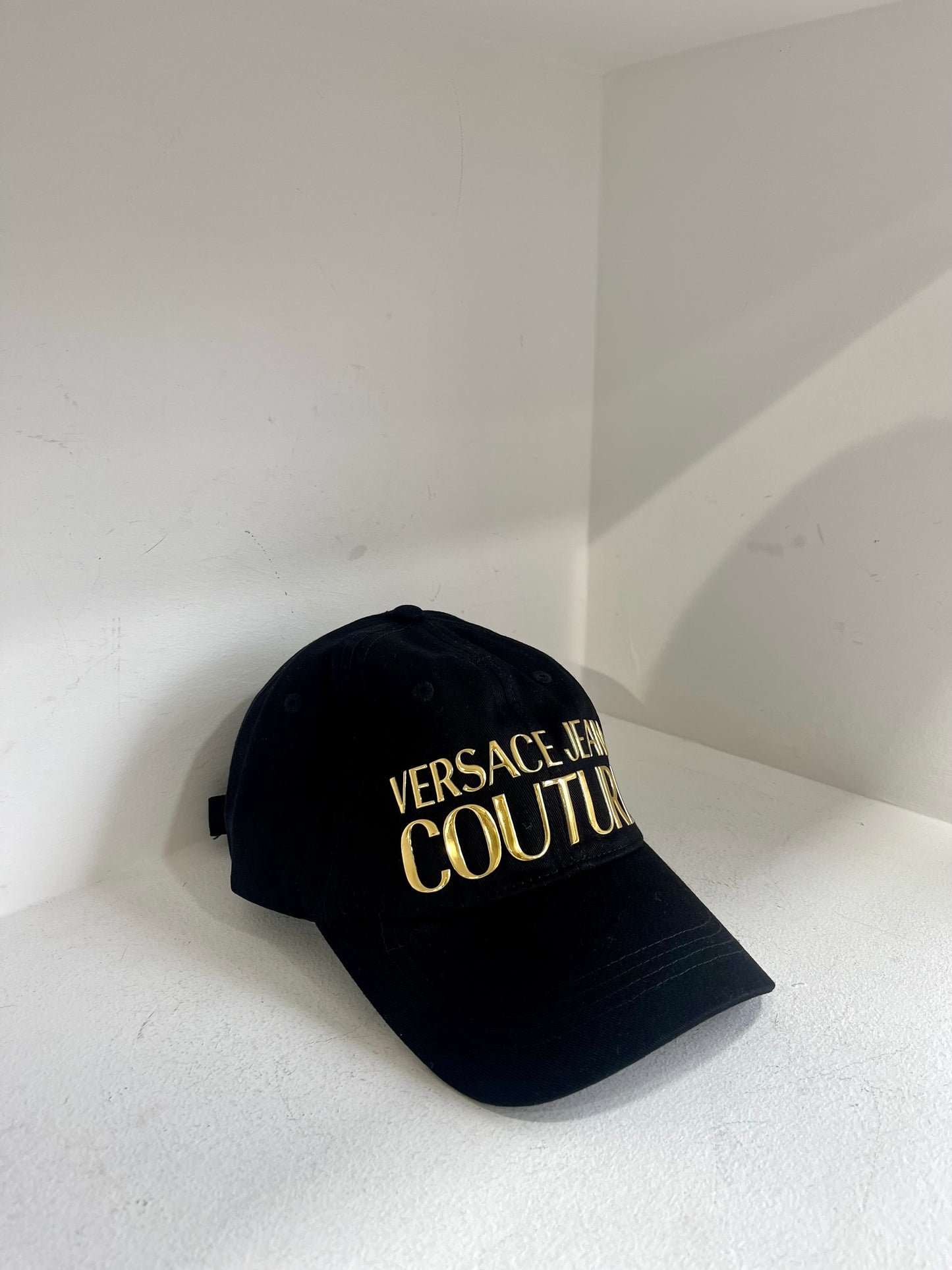 Logo-lettering cotton cap