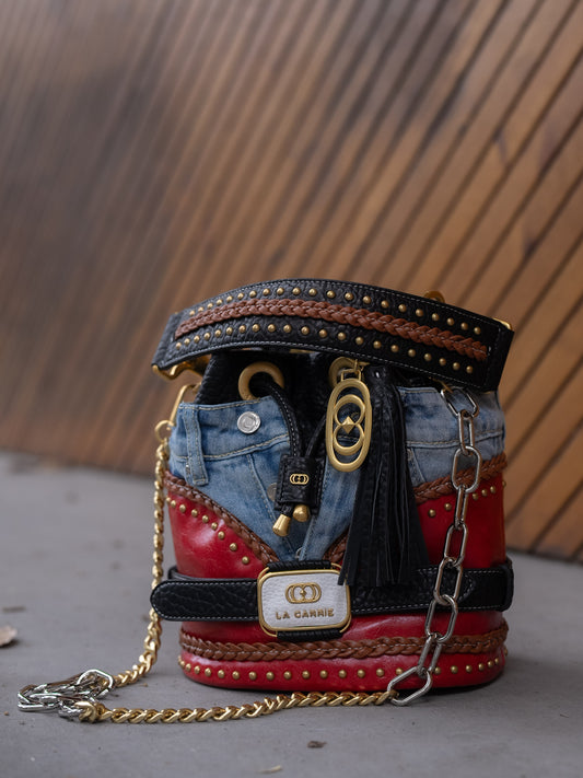 Jean bucket purse