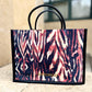 Zebra print shopping bag