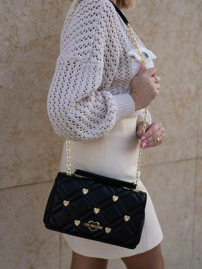 Gold heart purse