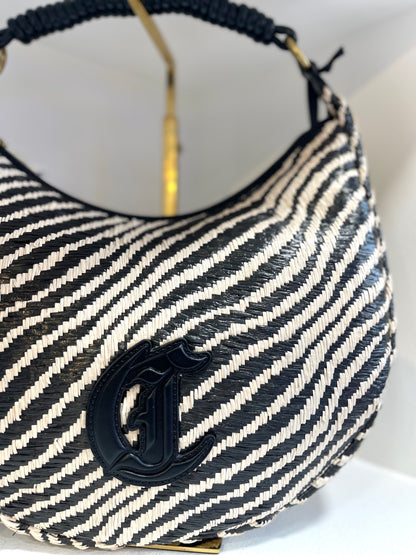 Zebra straw bag