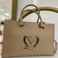 Classic shopping heart bag