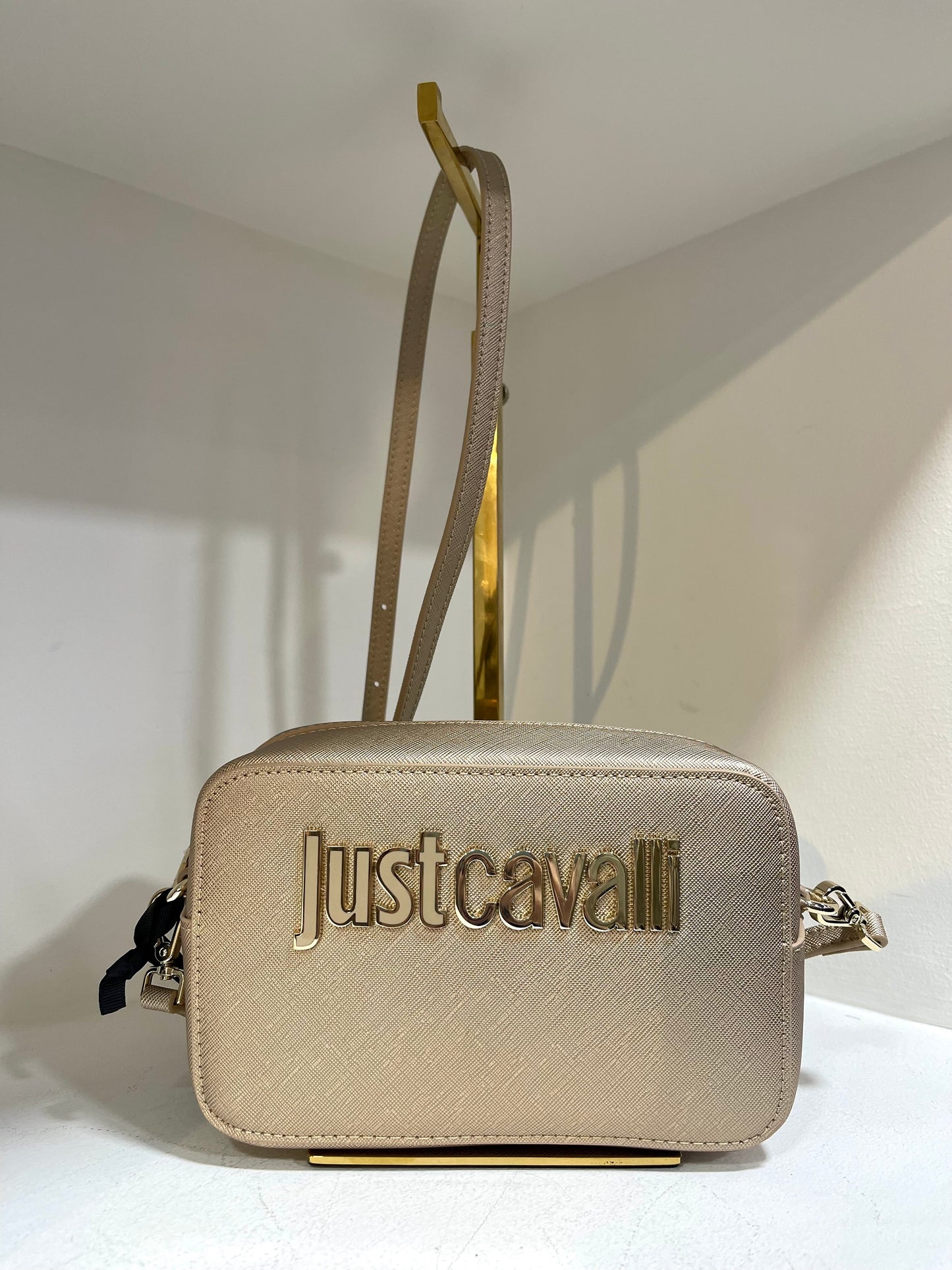 Gold metal lettering purse