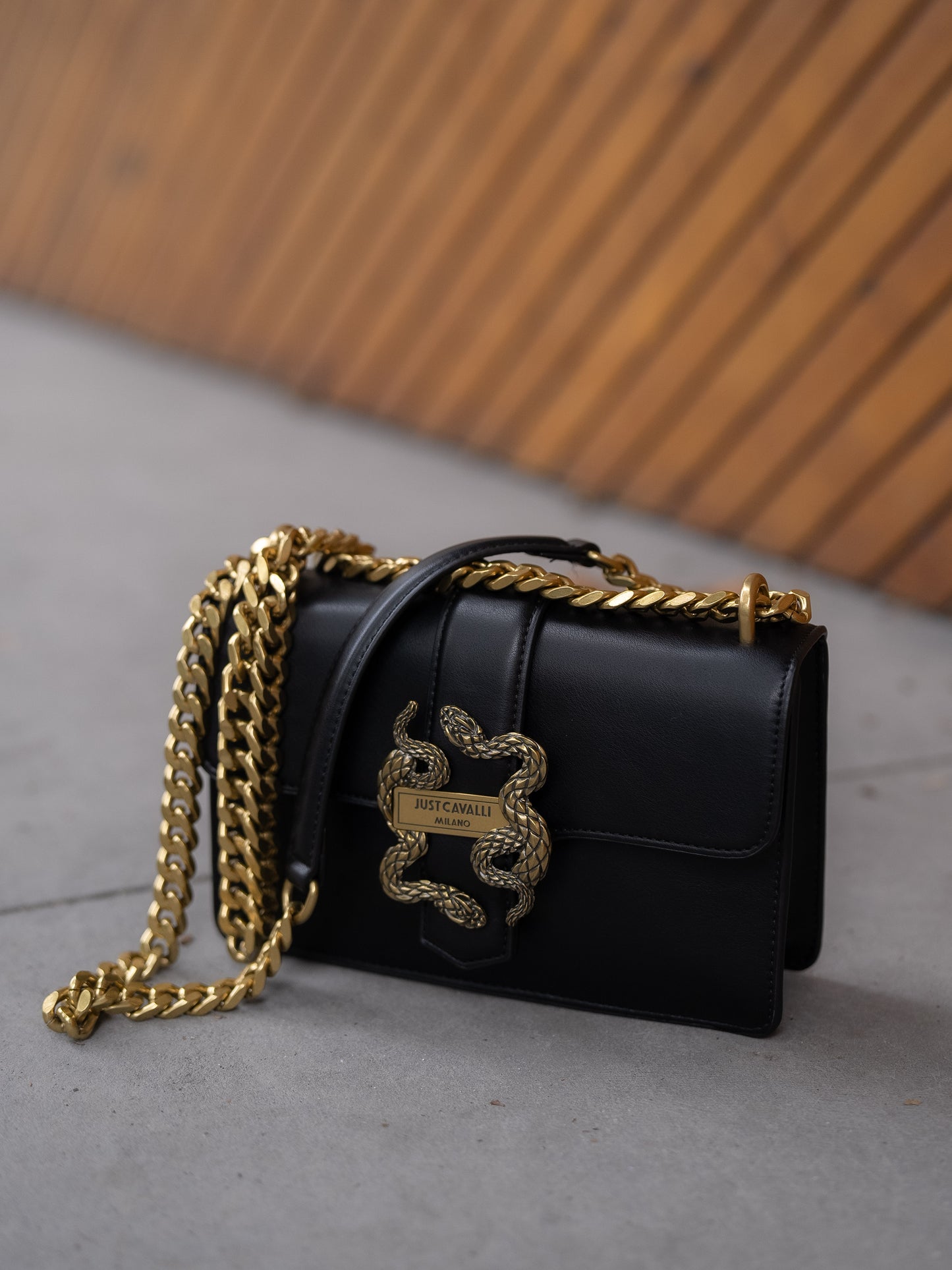 Snake chain purse