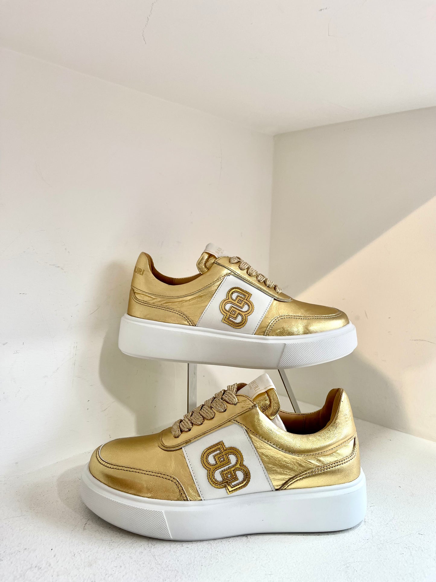 Gold sneaker