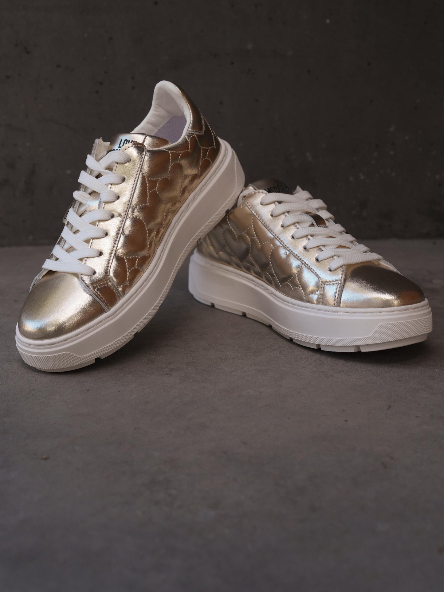 Gold sneaker