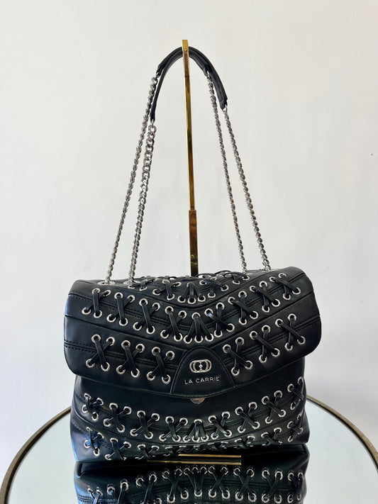 Black bag with silver details