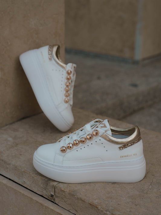 Gold Zoe sneaker