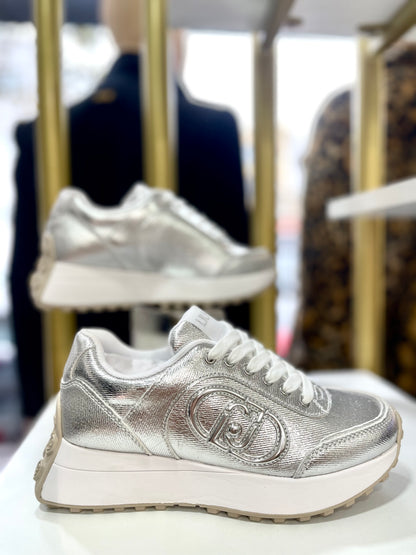 Silver sneaker