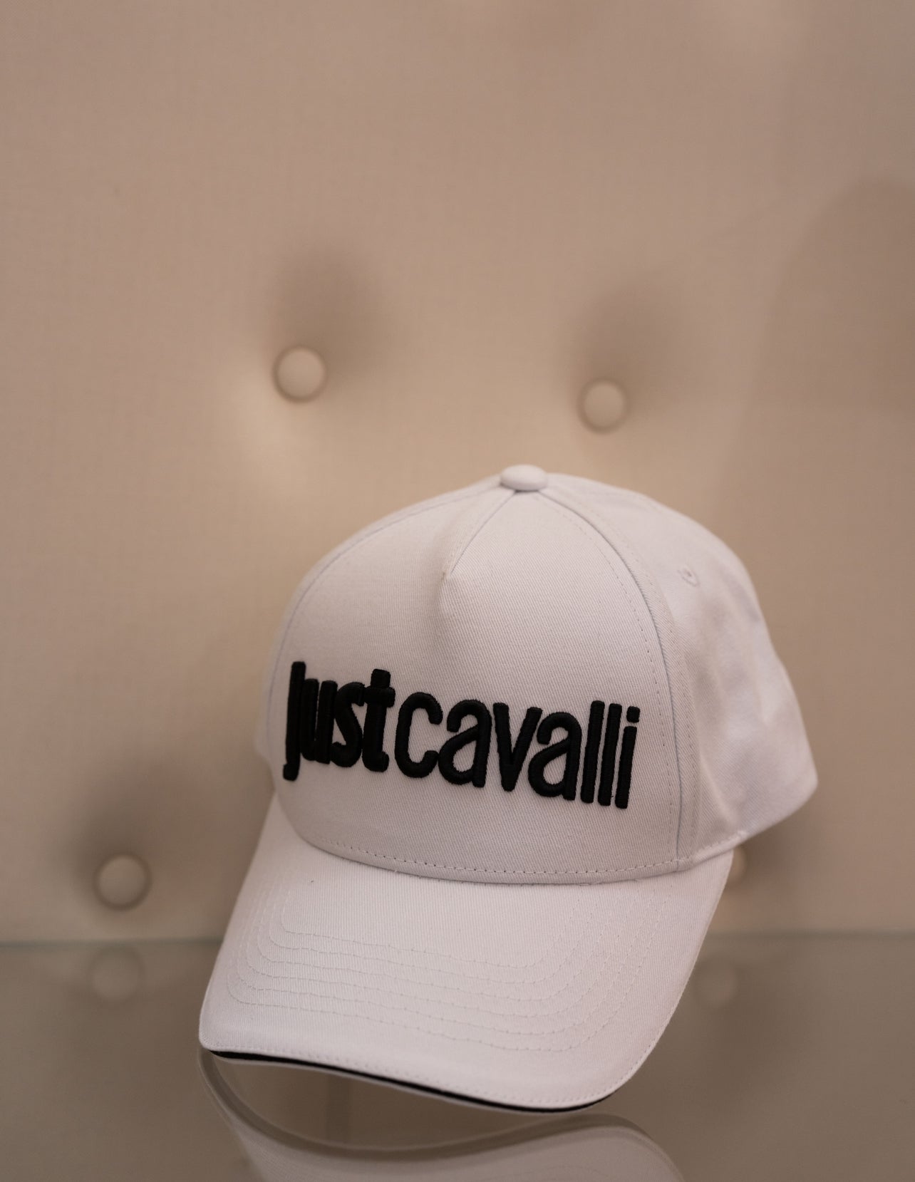 White baseball cap