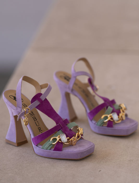 Purple sandal