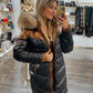 Shinning padded jacket