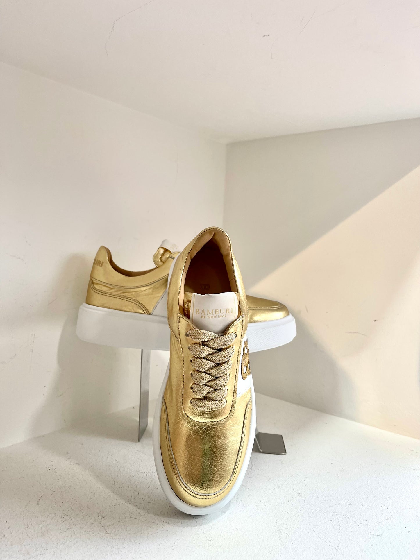 Gold sneaker