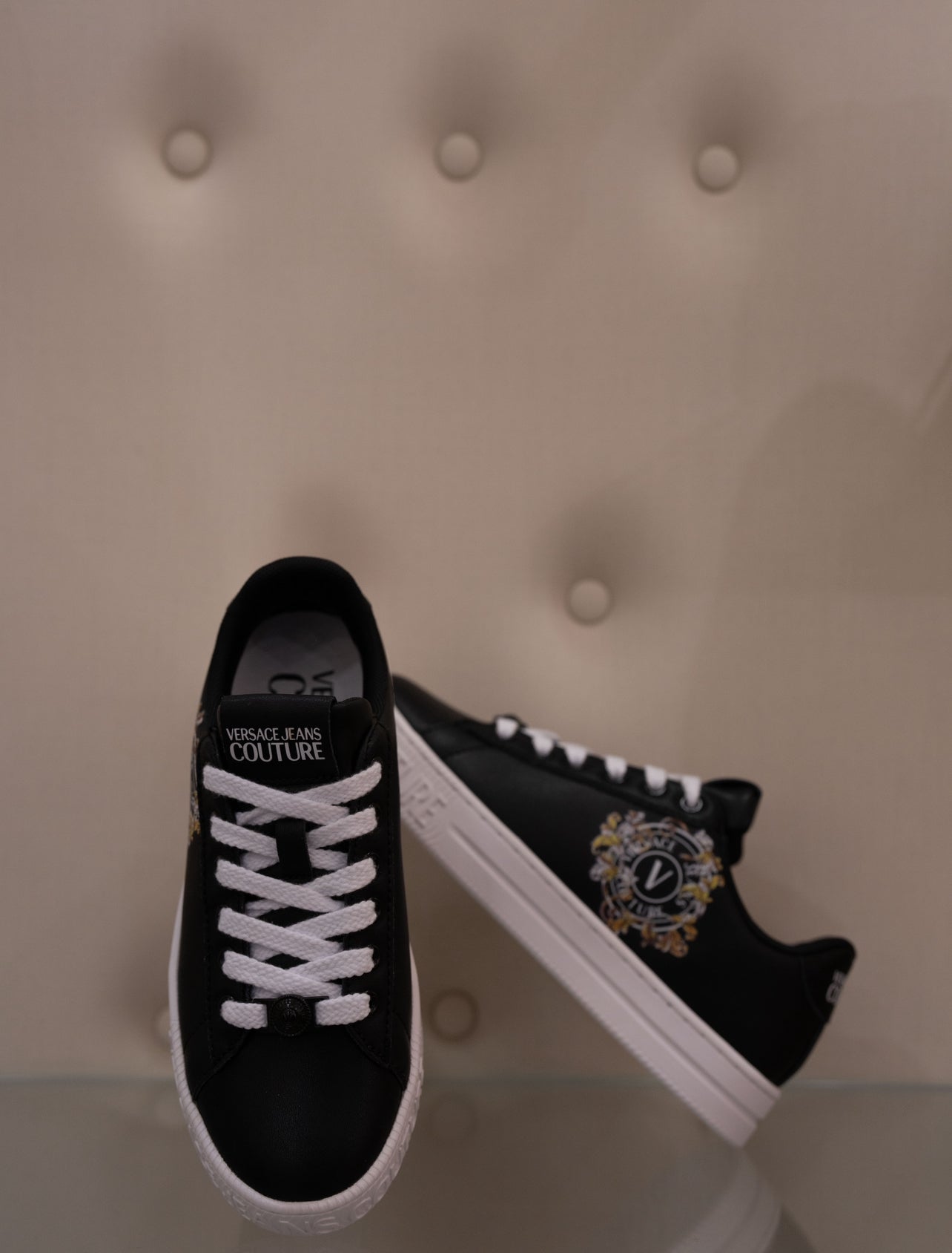 Black Versace Jeans Couture sneaker