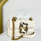 Small snake white purse