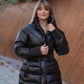 Black puffy coat