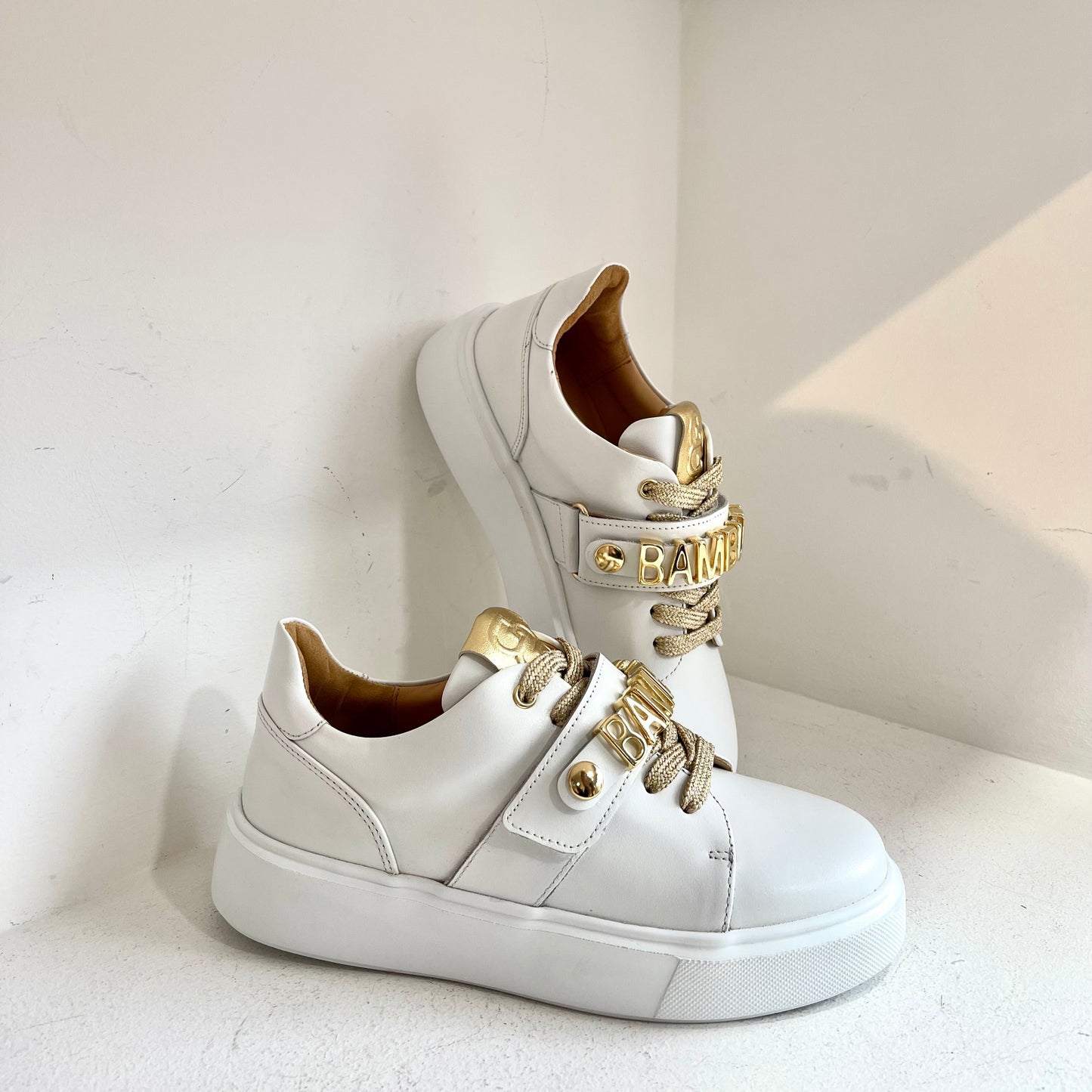 Gold bamburi sneaker