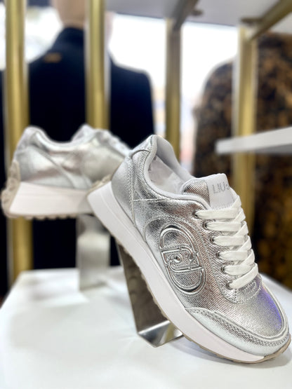 Silver sneaker