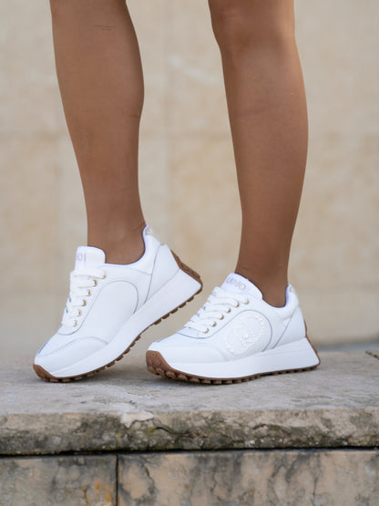 Sneaker calf white