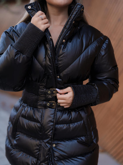 Black puffy coat