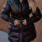 Black puffy coat