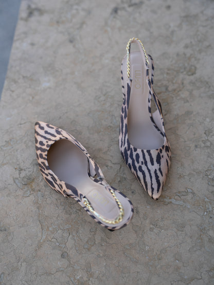 Animal print stiletto