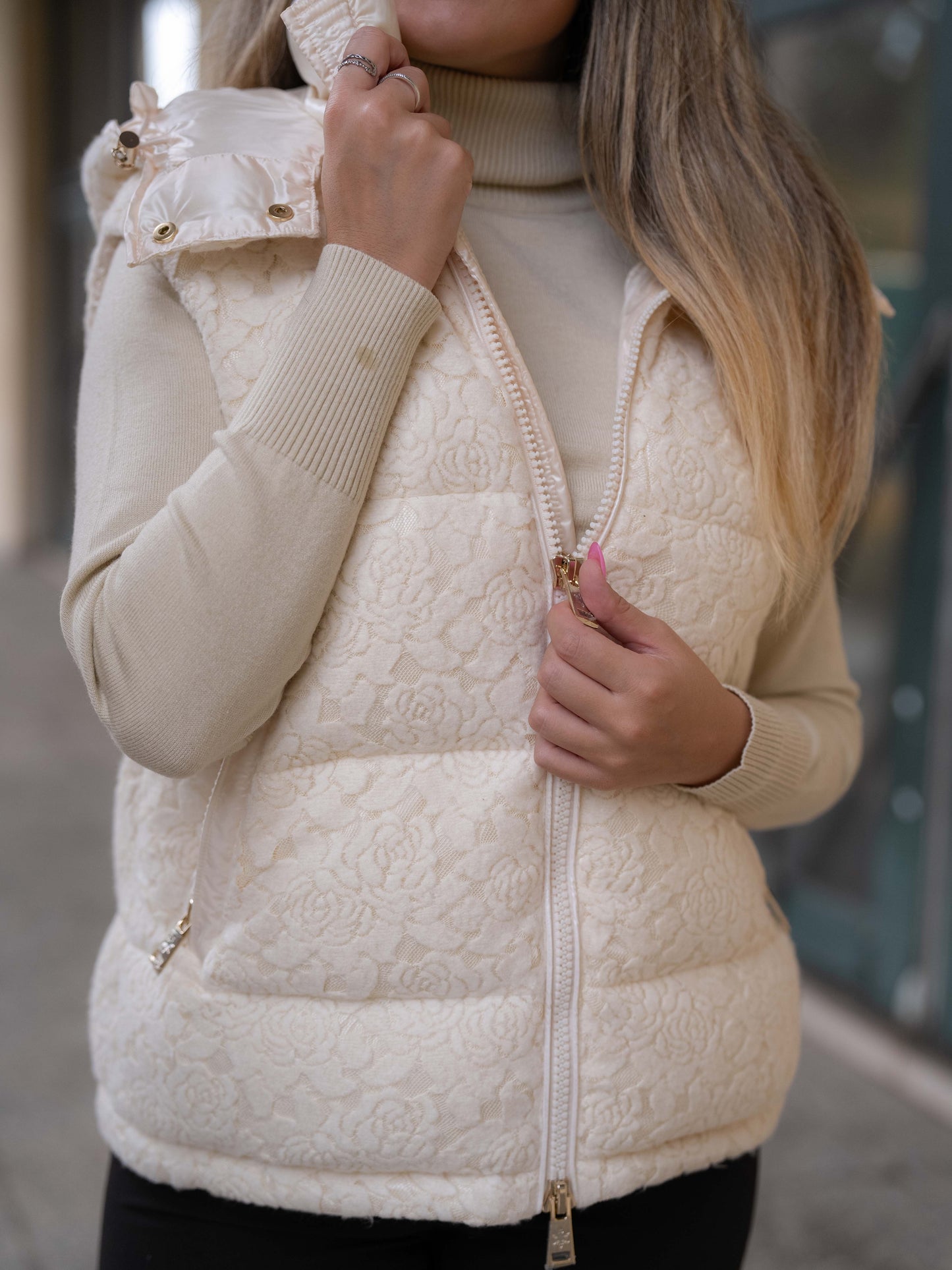 Lace vest