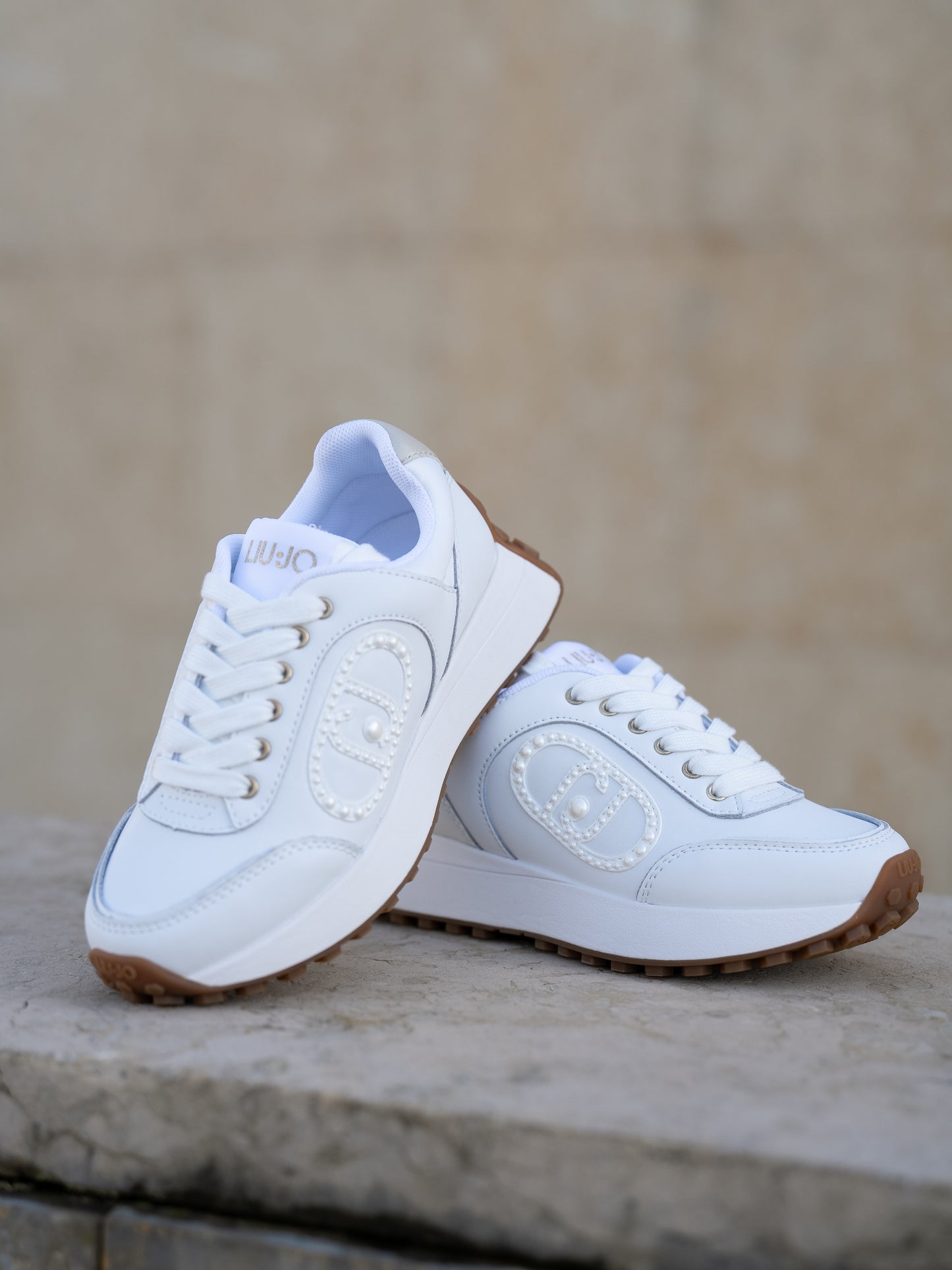 Sneaker calf white